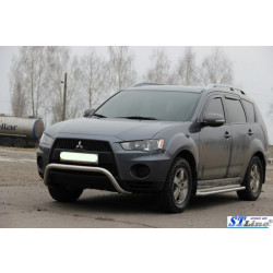 Купити Кенгурятник WT007 (нерж.) для Mitsubishi Outlander 2006-2012 рр