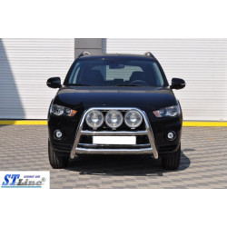 Купити Кенгурятник WT018 (нерж.) для Mitsubishi Outlander 2006-2012 рр
