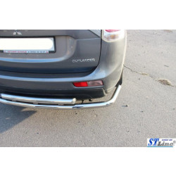 Купити Задня дуга AK004 (нерж) для Mitsubishi Outlander 2012-2021 рр