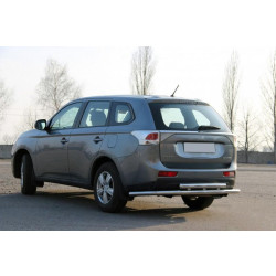 Купити Задня дуга AK004 (нерж) для Mitsubishi Outlander 2012-2021 рр