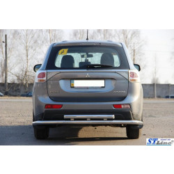 Купити Задня дуга AK004 (нерж) для Mitsubishi Outlander 2012-2021 рр