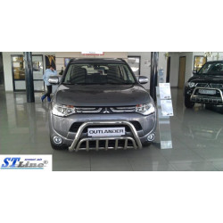 Купити Кенгурятник WT002 (нерж.) для Mitsubishi Outlander 2012-2021 рр