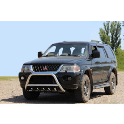 Купити Кенгурятник WT003 (нерж) для Mitsubishi Pajero Sport 1996-2007 рр