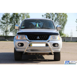 Купити Кенгурятник WT022 (нерж) для Mitsubishi Pajero Sport 1996-2007 рр