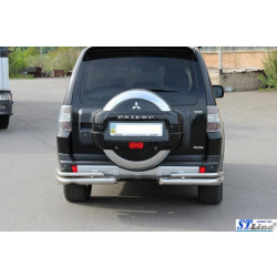 Купити Задня дуга AK003 Подвійний (нерж.) для Mitsubishi Pajero Wagon IV