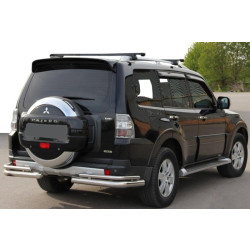 Купити Задня дуга AK003 Подвійний (нерж.) для Mitsubishi Pajero Wagon IV