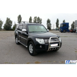 Купити Кенгурятник QT007 (нерж.) для Mitsubishi Pajero Wagon III