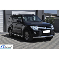 Купити Передній захист ST008 (нерж.) для Mitsubishi Pajero Wagon IV