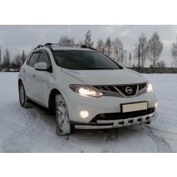 Купити Передній захист ST015 (нерж) для Nissan Murano 2008-2014 рр