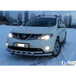 Купити Передній захист ST015 (нерж) для Nissan Murano 2008-2014 рр