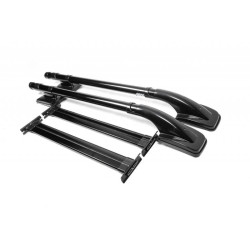 Купити Рейлінги з перемичками (2 шт, чорні) для Toyota Hilux 2015- рр