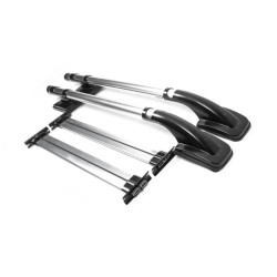 Купити Рейлінги з перемичками (2 шт, чорні) для Toyota Hilux 2015- рр