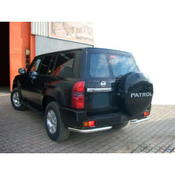 Купити Задні кути AK003 (2 шт, нерж.) для Nissan Patrol Y61 1997-2011 рр