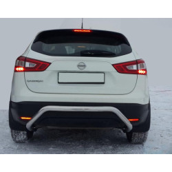 Купити Задня дуга AK007-1 (нерж) для Nissan Qashqai/Rogue Sport 2014-2021 рр