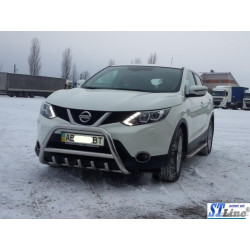 Купити Кенгурятник WT003 (нерж) для Nissan Qashqai/Rogue Sport 2014-2021 рр