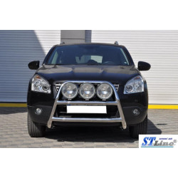 Купити Кенгурятник WT018 (нерж.) для Nissan Qashqai 2010-2014рр