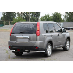 Купити Задні кути AK003 (2 шт., нерж.) для Nissan X-trail T31 2007-2014рр
