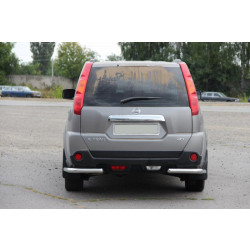 Купити Задні кути AK003 (2 шт., нерж.) для Nissan X-trail T31 2007-2014рр
