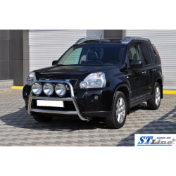 Купити Передній захист WT018 (нерж) для Nissan X-trail T31 2007-2014рр