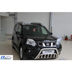 Купити Передній захист WT002 (нерж) для Nissan X-trail T31 2007-2014рр