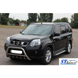 Купити Передній захист WT003 (нерж) для Nissan X-trail T31 2007-2014рр