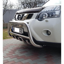 Купити Передній захист WT003 (нерж) для Nissan X-trail T31 2007-2014рр