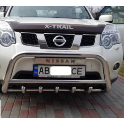 Купити Передній захист WT003 (нерж) для Nissan X-trail T31 2007-2014рр
