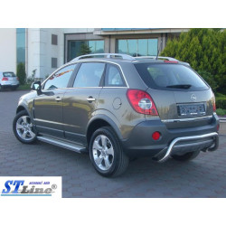 Купити Задня дуга AK007-1 (нерж.) для Opel Antara 2006-2017 рр
