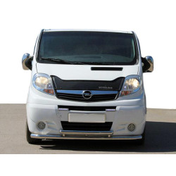 Купити Передній захист ST014/2 (нерж.) для Renault Trafic 2001-2015 рр