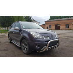 Купити Кенгурятник WT003 (нерж.) для Renault Koleos 2008-2016 рр