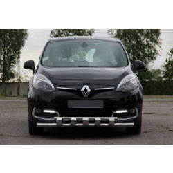 Купити Передня дуга ST015 (нерж.) для Renault Scenic/Grand 2009-2016 рр