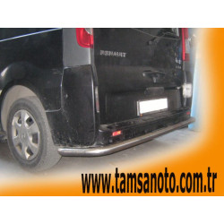 Купити Задній захист з кутами (нерж) для Renault Trafic 2001-2015 рр