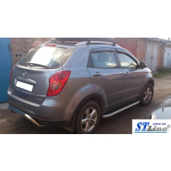Купити Задня дуга AK007 (нерж) для SsangYong Korando 2010-2019 рр