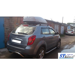 Купити Задня дуга AK007 (нерж) для SsangYong Korando 2010-2019 рр