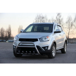 Купити Кенгурятник WT003 (нерж.) для SsangYong Korando 2010-2019 рр