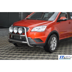 Купити Кенгурятник WT018 (нерж.) для SsangYong Korando 2010-2019 рр