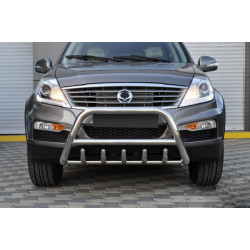 Купити Кенгурятник WT003 (нерж) для SsangYong Rexton I 2001-2017 рр