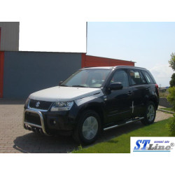 Купити Кенгурятник QT006 (нерж.) для Suzuki Grand Vitara 2005-2017 рр