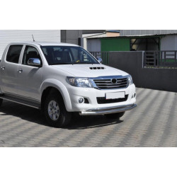 Купити Передній захист ST017 (нерж.) для Toyota Hilux 2006-2015 рр