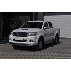 Купити Передній захист ST017 (нерж.) для Toyota Hilux 2006-2015 рр
