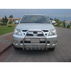 Купити Кенгурятник QT007 (нерж.) для Toyota Hilux 2006-2015 рр
