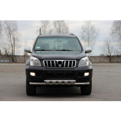 Купити Передня дуга ST015 (нерж.) для Toyota Land Cruiser Prado 120