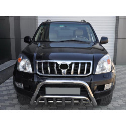 Купити Кенгурятник низький WT002 (нерж) для Toyota Land Cruiser Prado 120