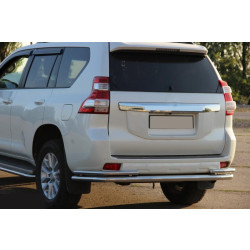 Купити Задня дуга AK005-2 (нерж) для Toyota Land Cruiser Prado 150