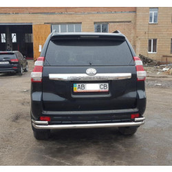 Купити Задня дуга AK005-2 (нерж) для Toyota Land Cruiser Prado 150