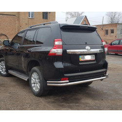 Купити Задня дуга AK005-2 (нерж) для Toyota Land Cruiser Prado 150