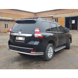 Купити Задня дуга AK005-2 (нерж) для Toyota Land Cruiser Prado 150