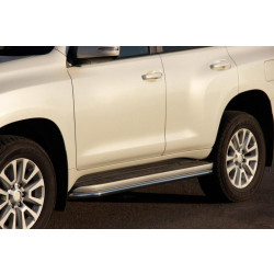 Купити Захист бічного порогу BB004 (2 шт., нерж.) для Toyota Land Cruiser Prado 120