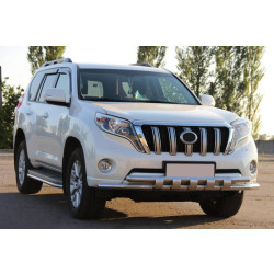 Купити Передній захист ST015 (нерж) для Toyota Land Cruiser Prado 150