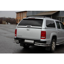 Купити Задні куточки AK003-Double (2 шт., нерж) для Volkswagen Amarok 2010-2022 рр